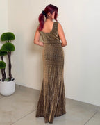 Shimmer Sequin Evening Gown