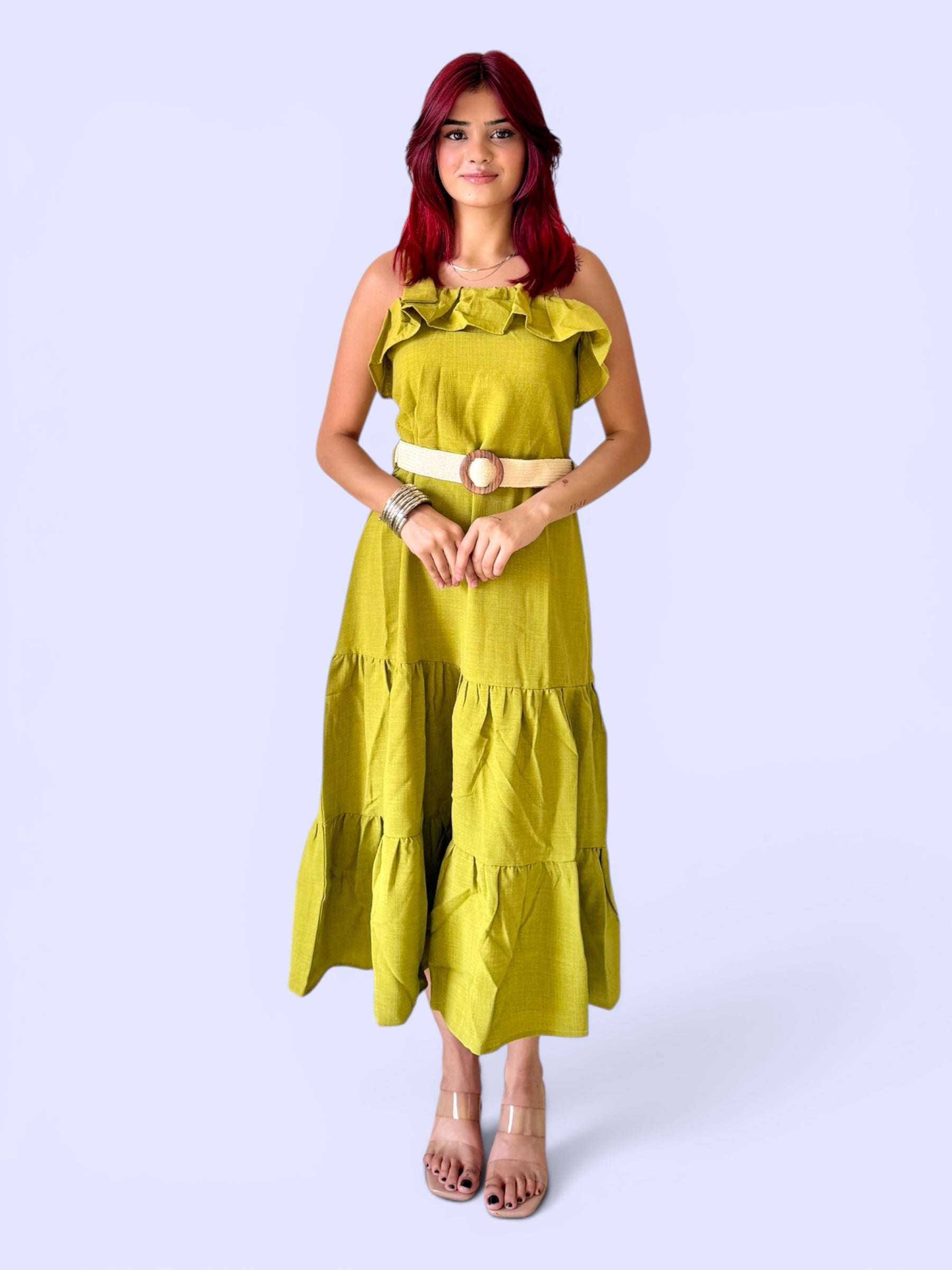 Cotton Ruffle Dress