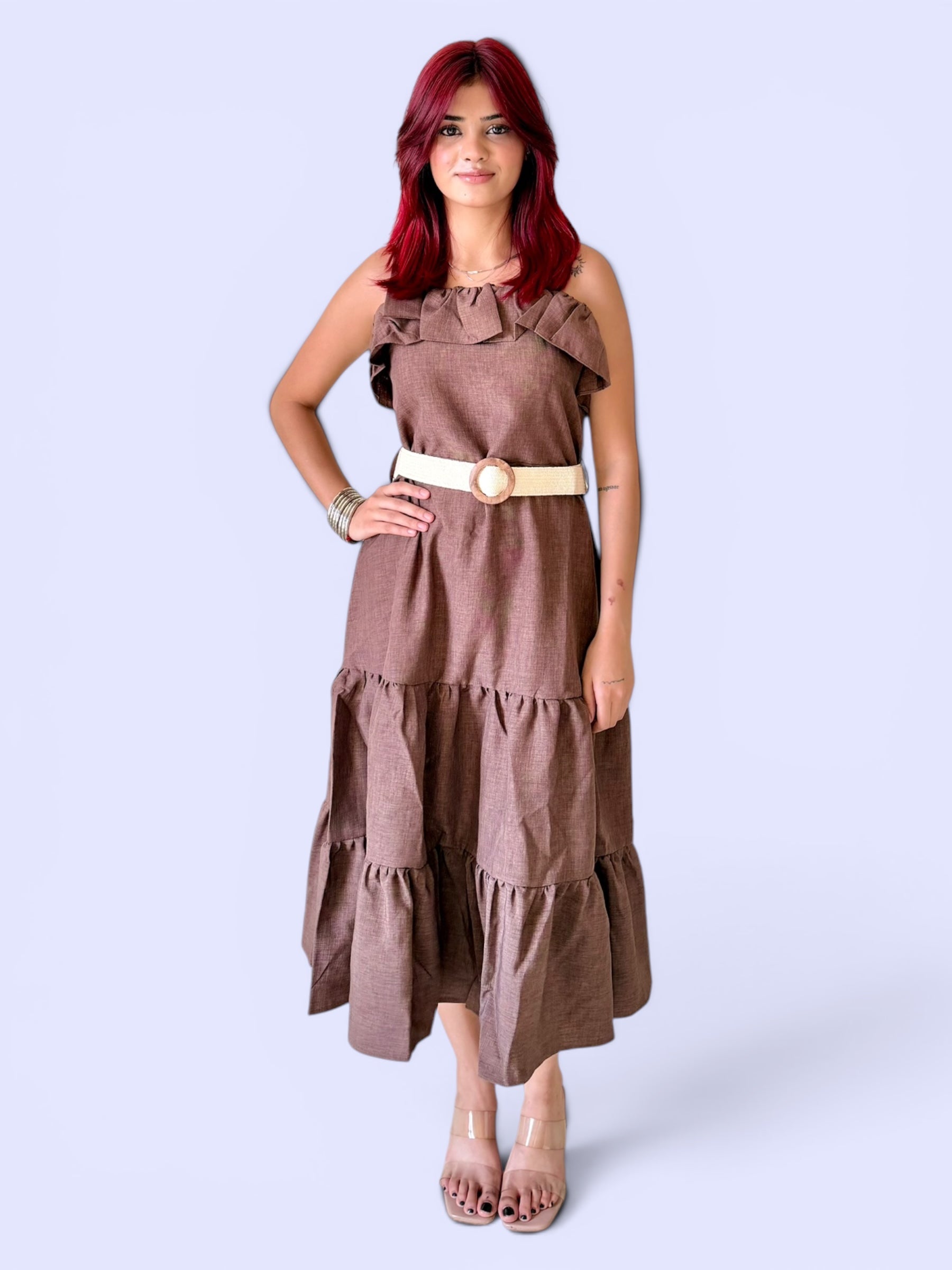 Cotton Ruffle Dress