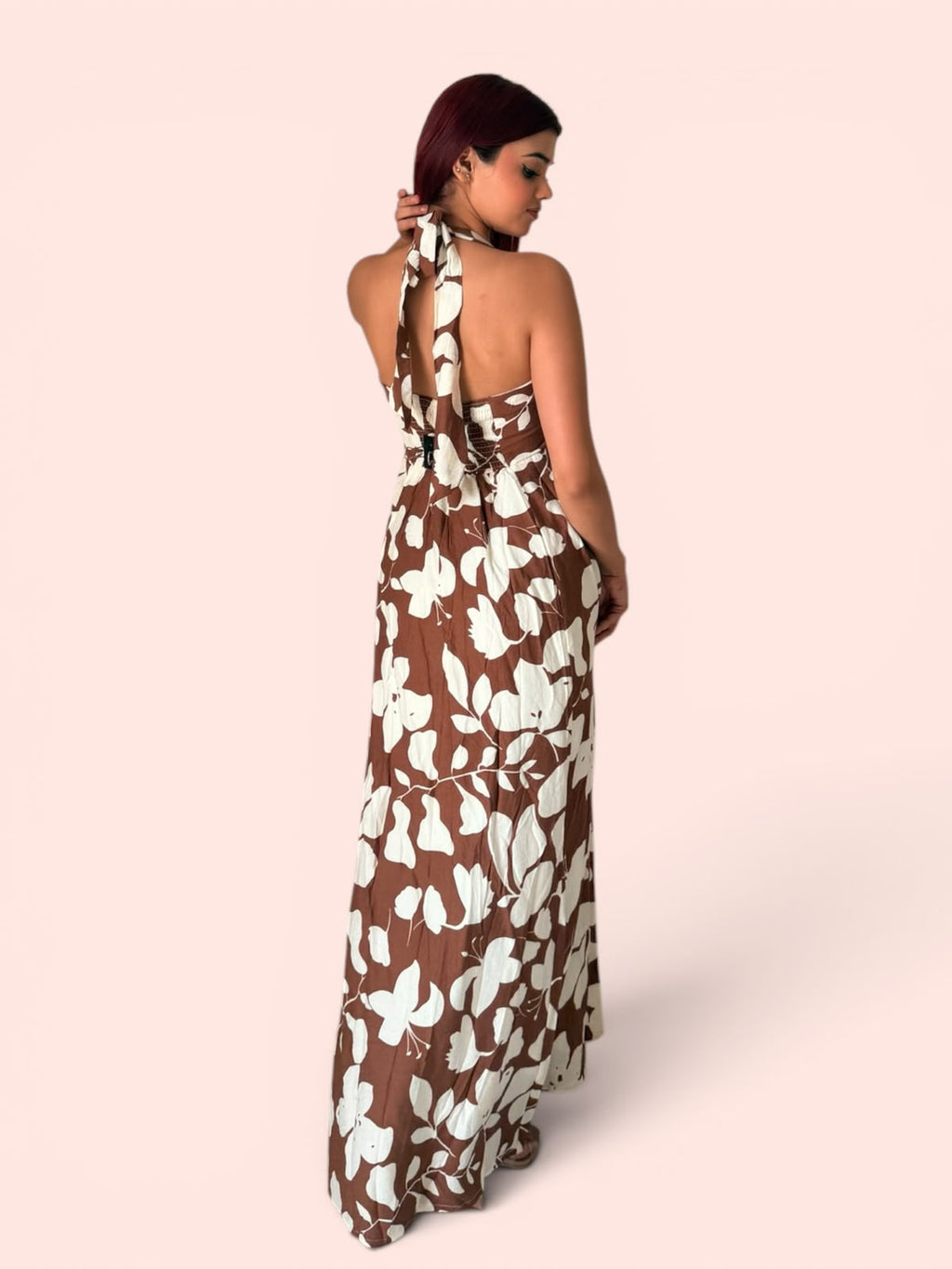 Halter Neck Maxi Dress