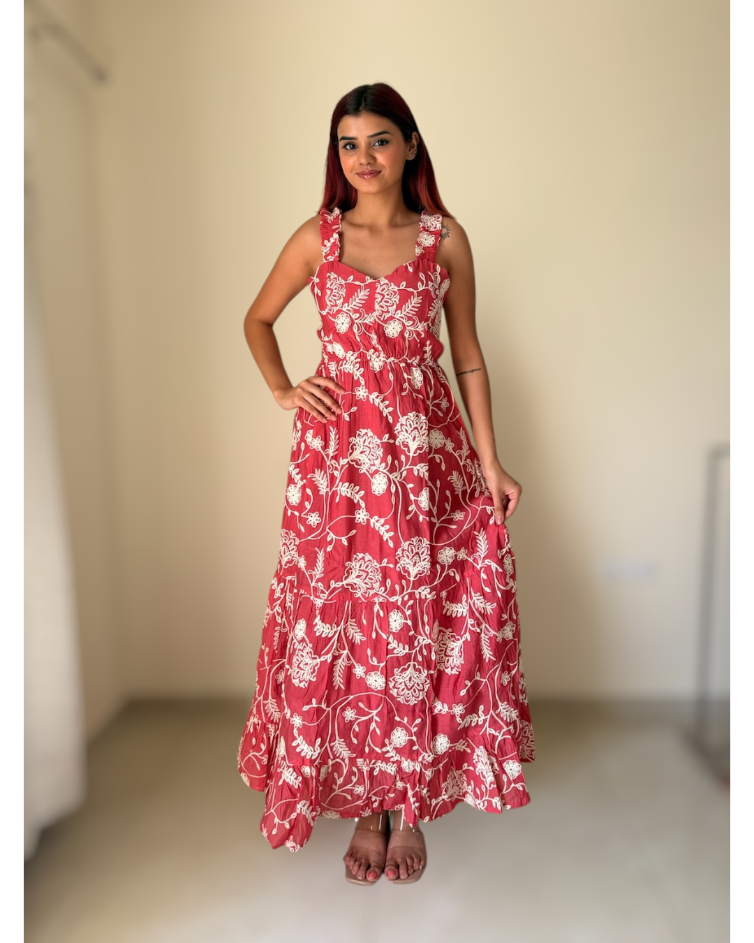 Sweetheart Neck maxi dress