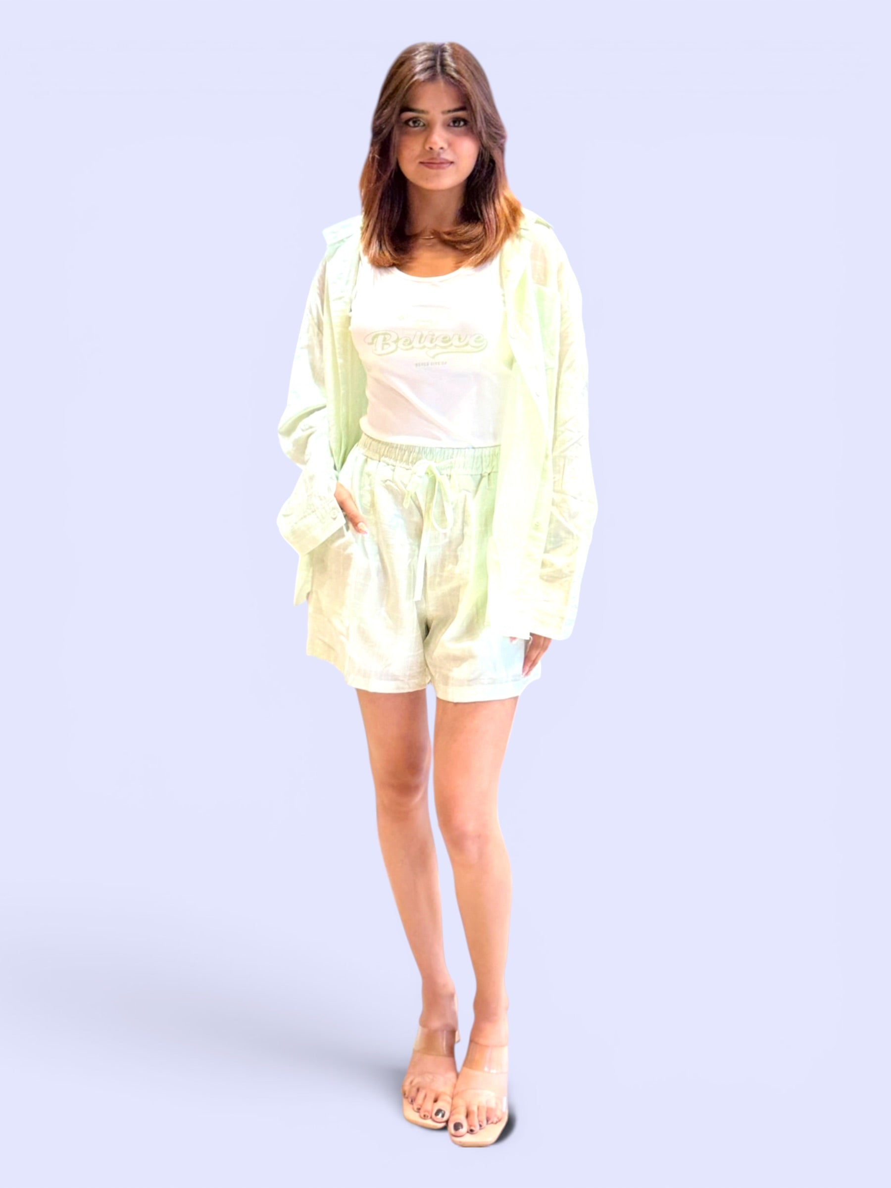 3Pcs Linen Co-ord Set