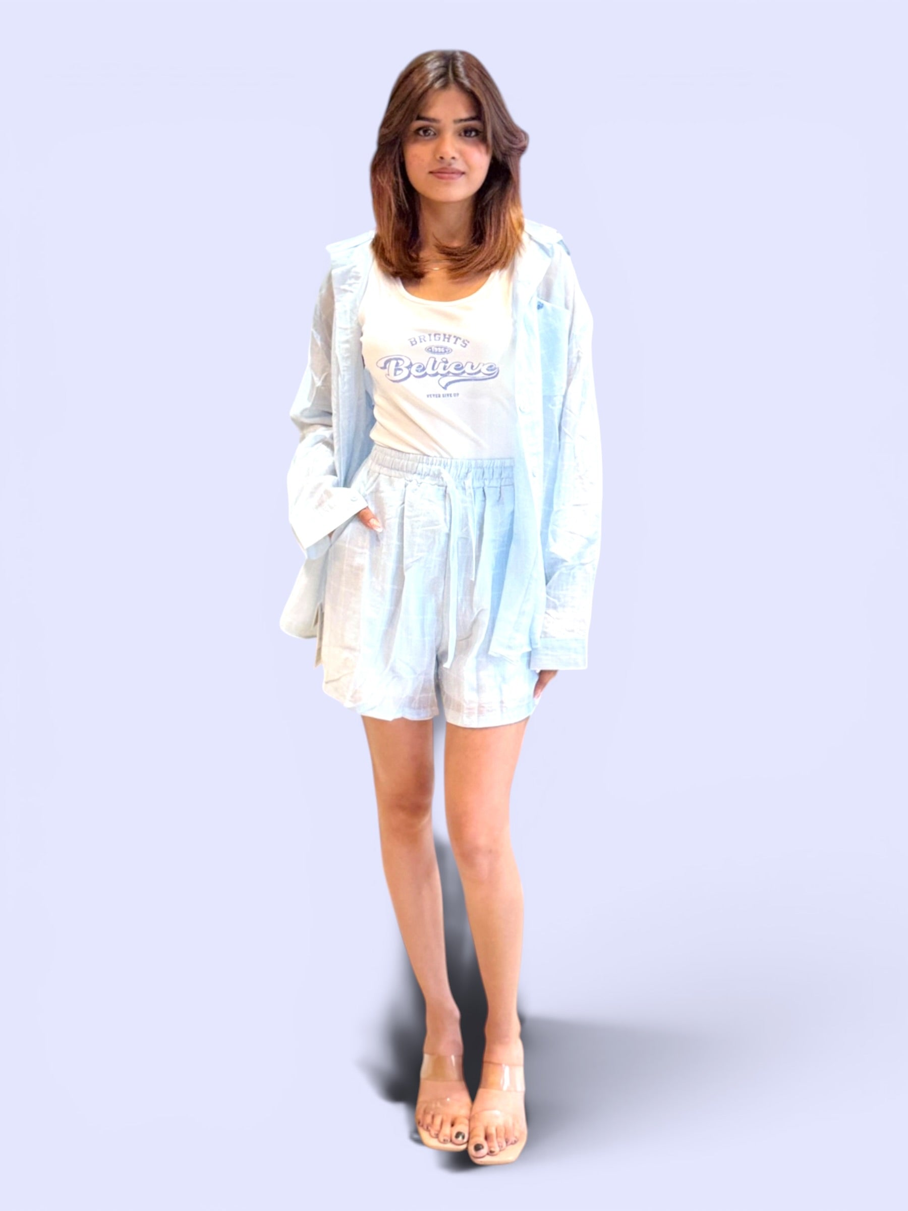 3Pcs Linen Co-ord Set