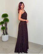 One Shoulder Party Gown