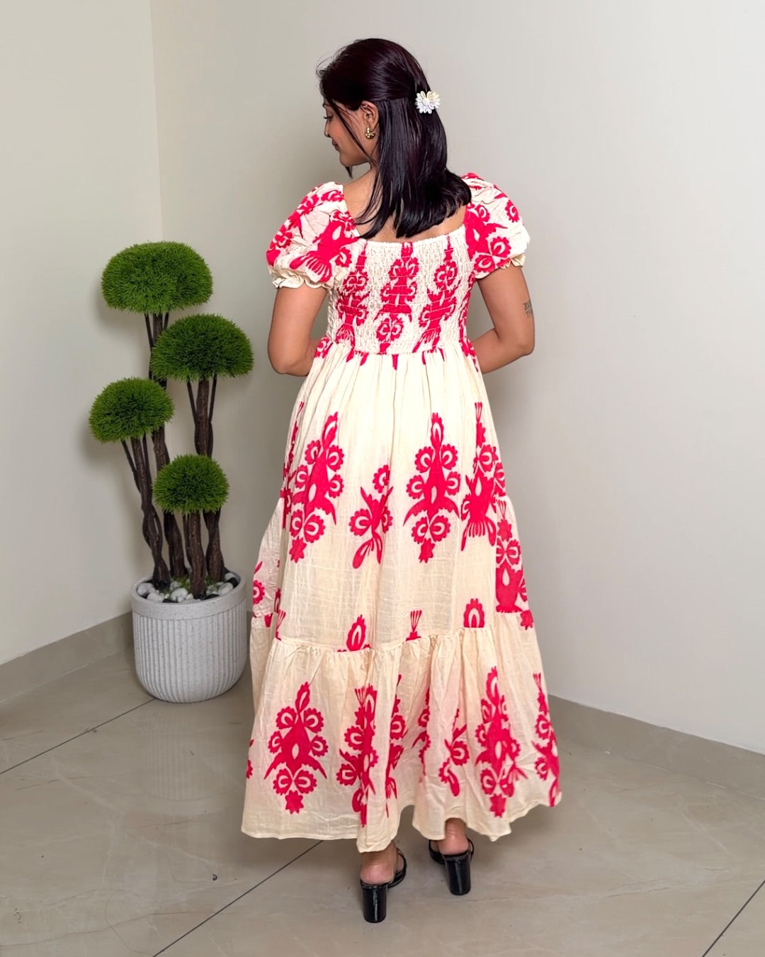 Square Neck Maxi Dress