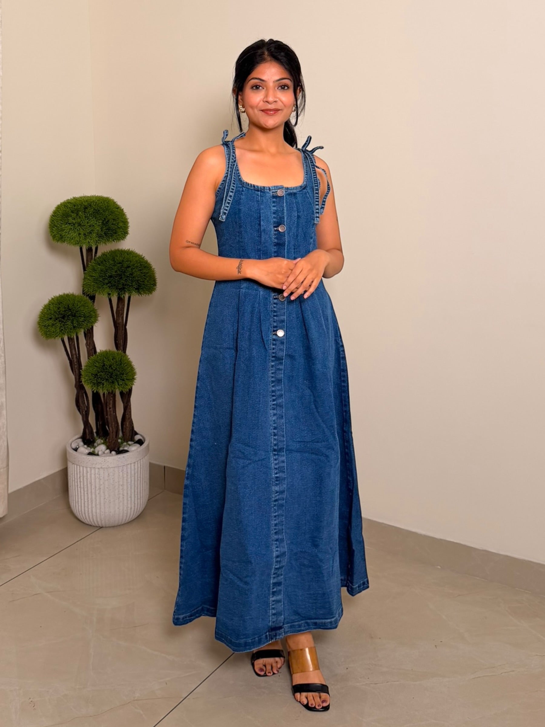 Barbie Flare Denim Dress