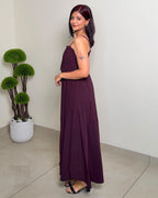 Vibrant Strap Maxi Dress