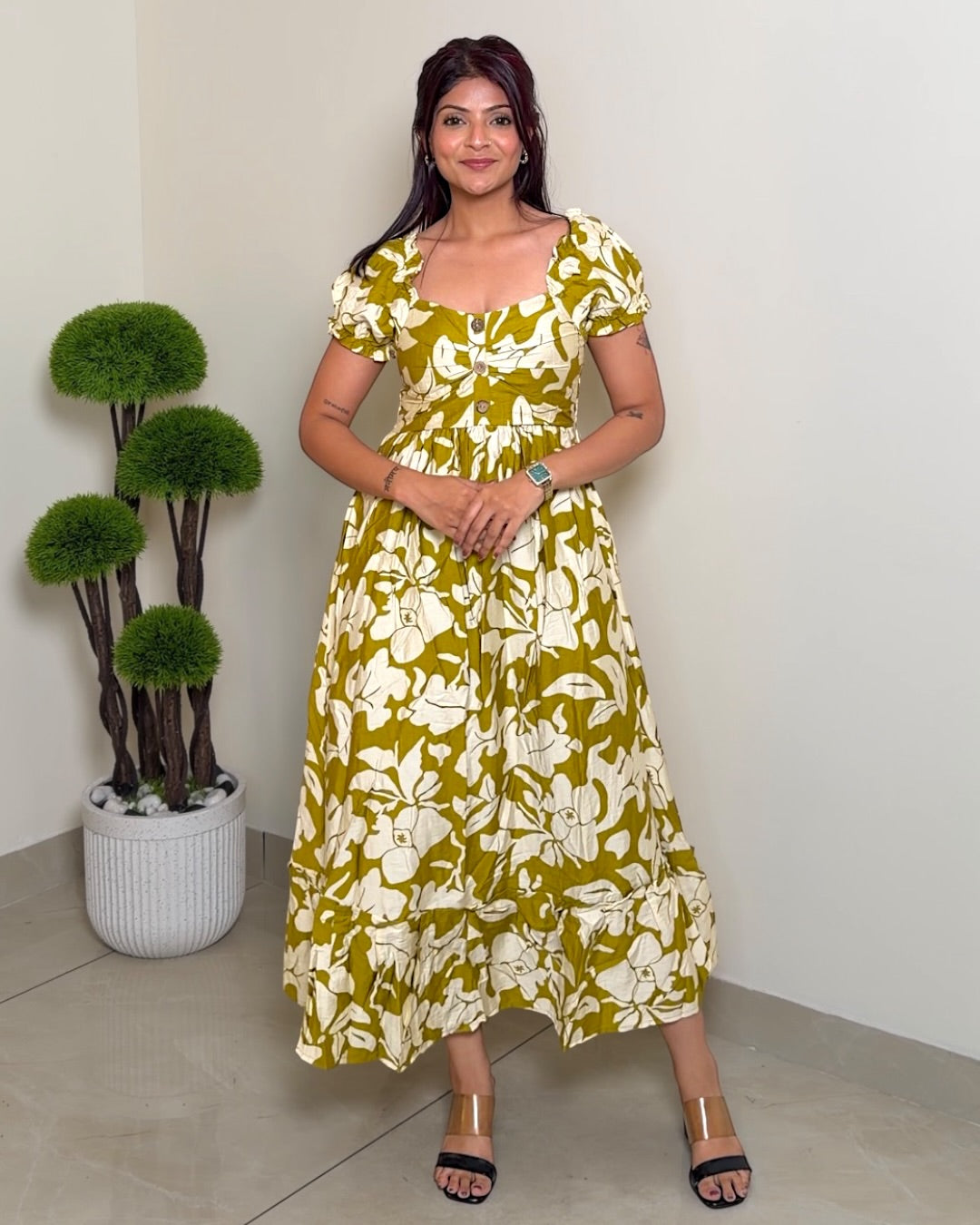 Printed Maxi Dress