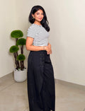 Striped Stretchable Co-ord Set