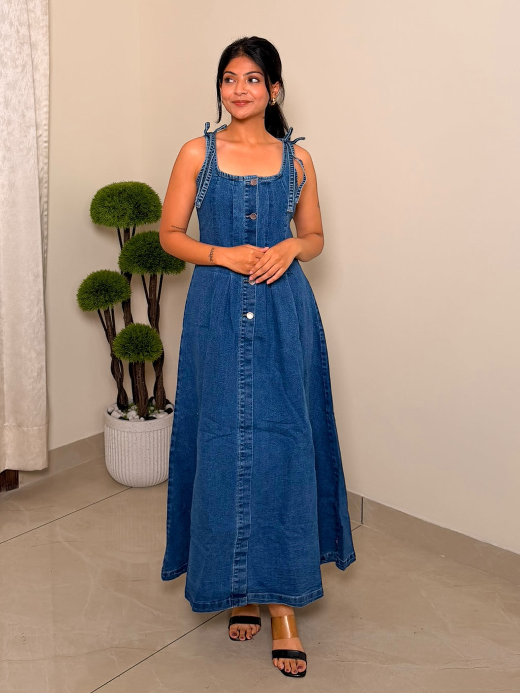 Barbie Flare Denim Dress