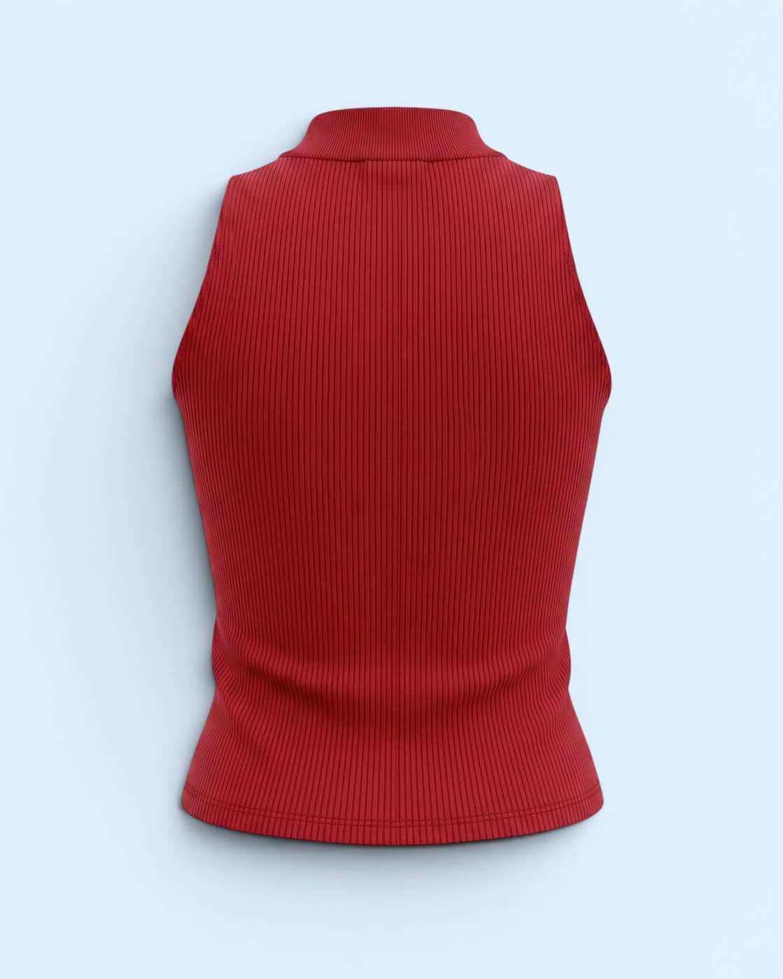 Heart Zip Halter Top