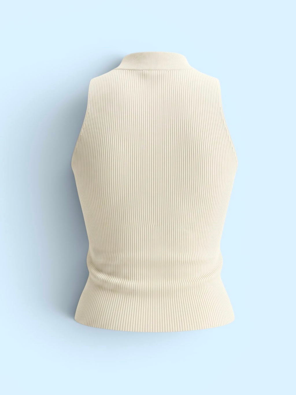 Heart Zip Halter Top