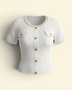 Pocket Detail Party Top