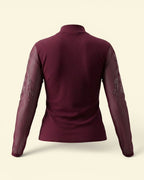 Wraped Power Net Top