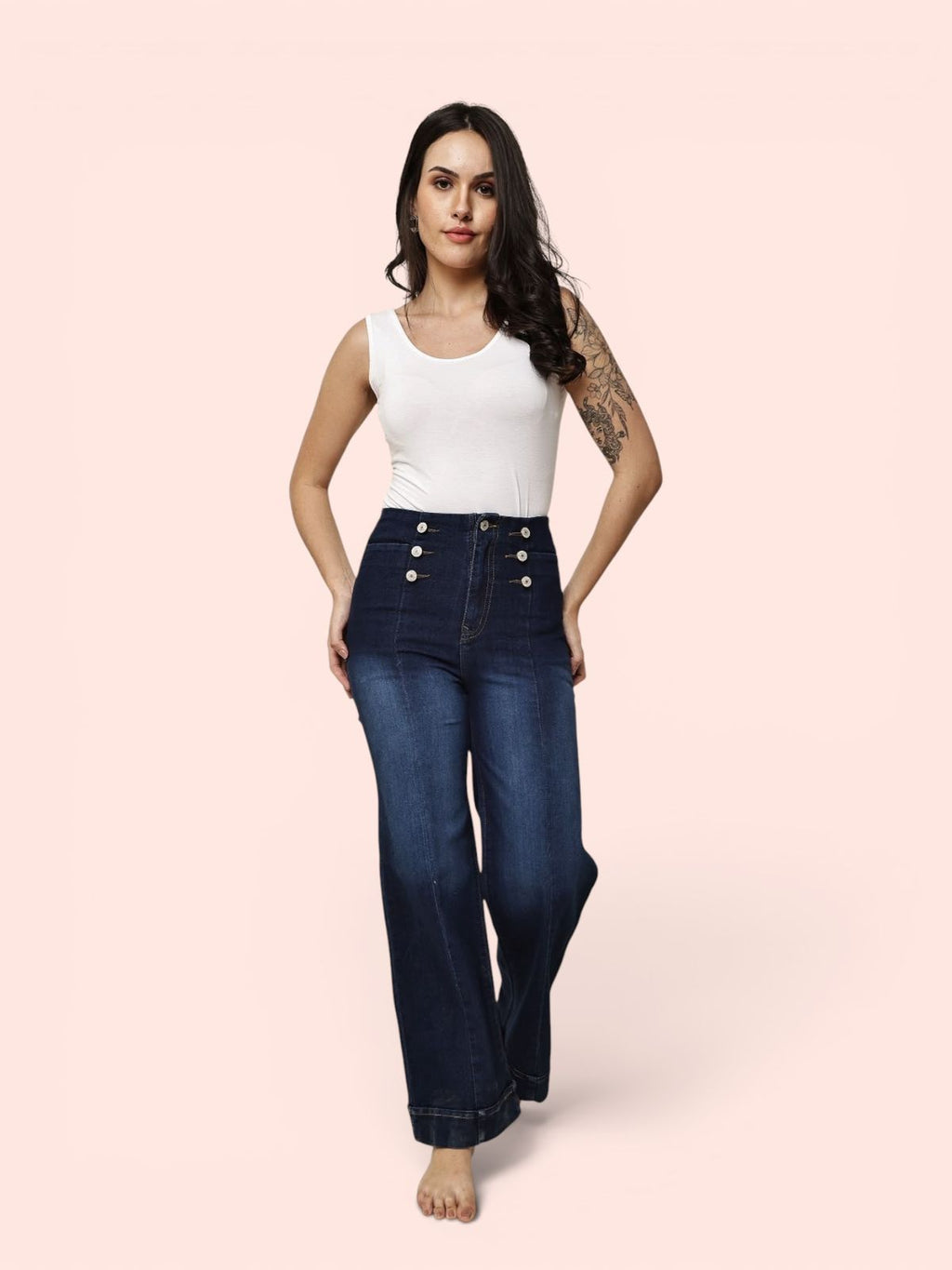 Seven Button Denim