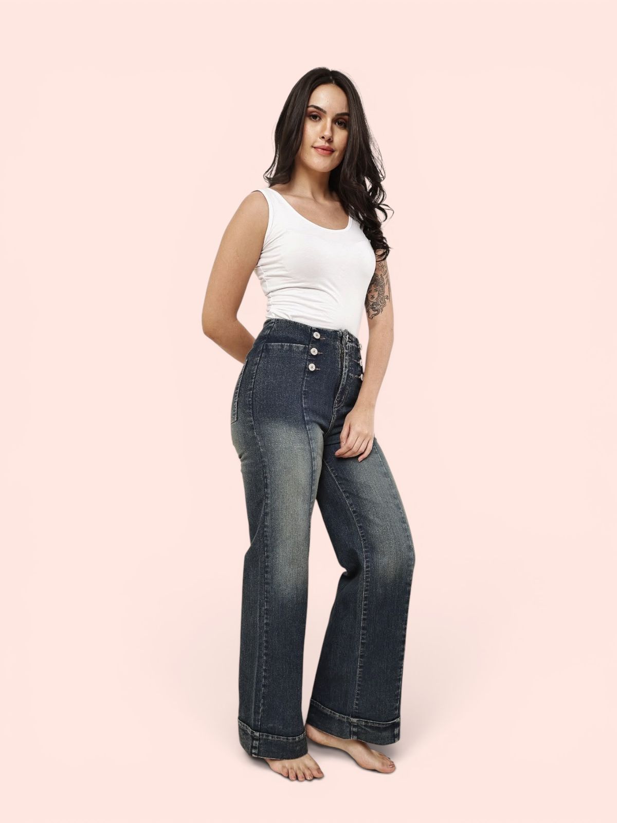 Seven Button Denim