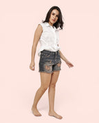 Rugged Denim Shorts
